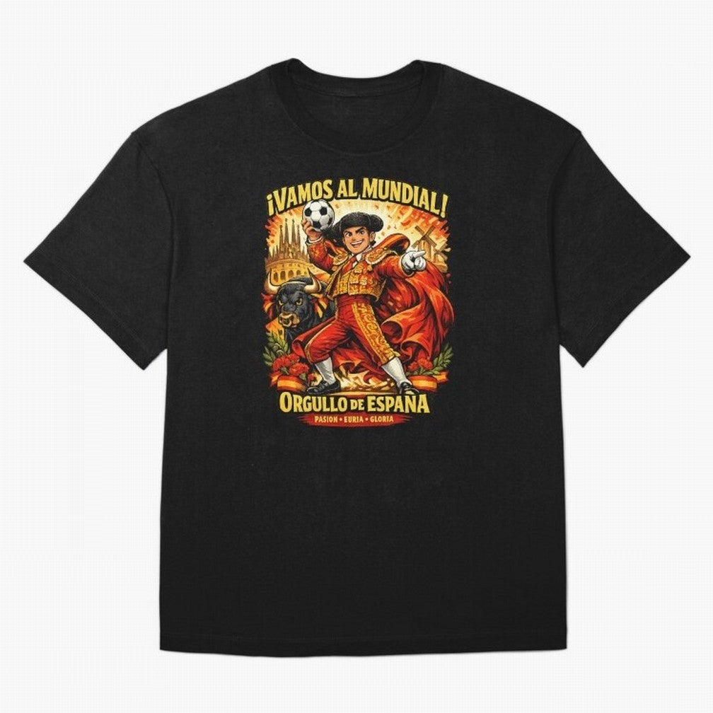 Spain World Cup 2026 Matador Fan Shirt Oversized T-Shirt Celebrate the Biggest Stage of Match Day Hype around FIFA World Cup 2026 USA Canada Mexico, Messi, Neymar and Mbappe, England, Football Passion, Legendary Performances, Festival Vibes and