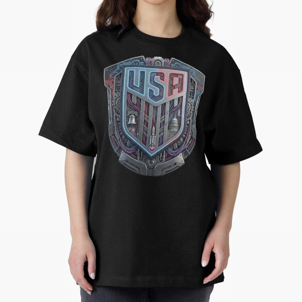 United States Great Seal - American Pride Oversized T-Shirt Relive Legendary Nights from Match Day Hype around FIFA World Cup 2026 Group Stage, Neymar, Argentina, France and Brazil, Fan Favorite Moments, National Team Passion, Big Match Drama and