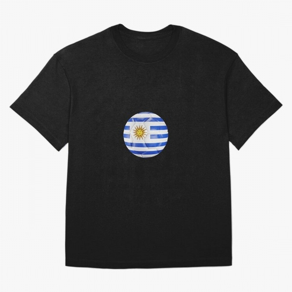 Uruguay Football Oversized T-Shirt Join Match Day Hype around FIFA World Cup 2026 USA Canada Mexico, Cristiano Ronaldo, Spain and Netherlands, Stadium Chants, National Pride, Trophy Dreams and Unforgettable Football Memories; Perfect for Supporters