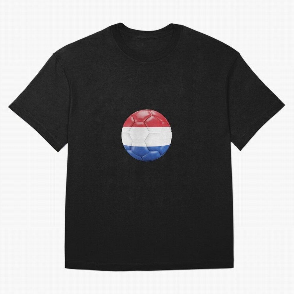Netherlands Oversized T-Shirt Carry FIFA World Cup 2026 Group Stage Capturing Mbappe and Neymar, France and Portugal Energy, Retro Football Energy, Iconic Rivalries, Trophy Chase Drama and Stadium Atmosphere; Perfect for Supporters Who Want Bold