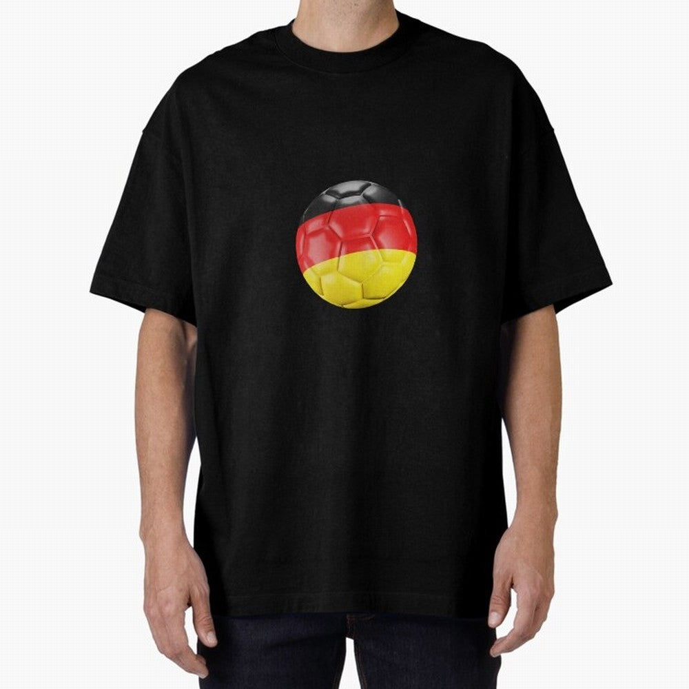 Germany Oversized T-Shirt Share the Excitement of FIFA World Cup 2026 for Fans of Messi, Neymar and Mbappe and Portugal, Bringing Goal Celebration Energy, Supporter Heritage, Football Icons and Worldwide Tournament Joy; Ideal for Football Dads,