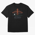 Bridge to Glory Oversized T-Shirt Follow FIFA World Cup 2026 Group Stage for Fans of Mbappe and Argentina, Bringing Stadium Memories, Football Loyalty, International Chants and Championship Tradition; Great for Supporters Who Love Legendary