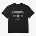 Argentina 2026 ¡ª Vintage Soccer Tee Oversized T-Shirt Back the Journey through FIFA World Cup 2026 Group Stage Spirit, Centered on Germany, Messi and Cristiano Ronaldo, Game Day Rituals, Football Legends, Country Pride and the Road to the Final;
