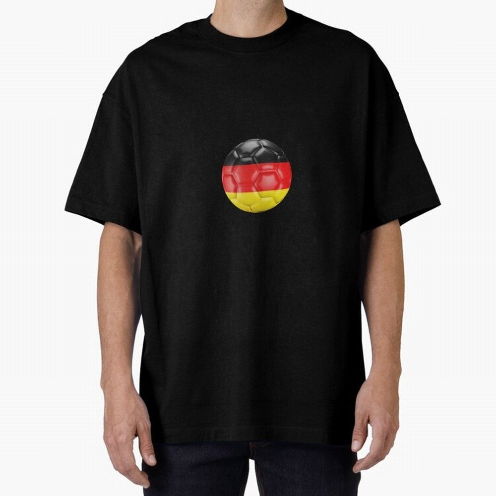Germany Oversized T-Shirt Bring Global Football Passion for FIFA World Cup 2026 Group Stage, Filled with CR7, Brazil, Supporter Pride, Iconic Celebrations, Legendary Names and Global Match Day Energy; Perfect for Fans, Collectors, Family