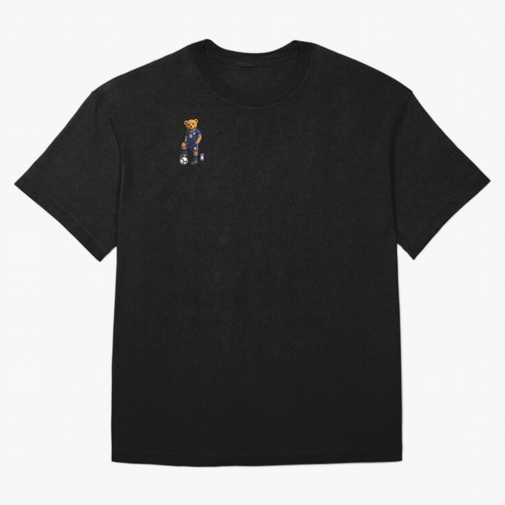 France Soccer Bear World Cup Teddy Bear Oversized T-Shirt Treasure Match Day Hype around FIFA World Cup 2026, Mbappe and Neymar, Spain and Netherlands, Retro Football Energy, Iconic Rivalries, Trophy Chase Drama and Stadium Atmosphere; Ideal for
