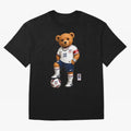 USA Soccer Bear World Cup 2026 Teddy Bear Oversized T-Shirt Carry FIFA World Cup 2026 Group Stage Highlighting Cristiano Ronaldo, Haaland and CR7, England, France and Netherlands Energy, Retro Football Energy, Iconic Rivalries, Trophy Chase Drama