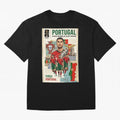 Portugal 2026 ¨C In Search of Glory Oversized T-Shirt Celebrate the Road through FIFA World Cup 2026 Group Stage for Fans of Mbappe and Neymar and Spain, Bringing Football Passion, Legendary Performances, Festival Vibes and Supporter Community;