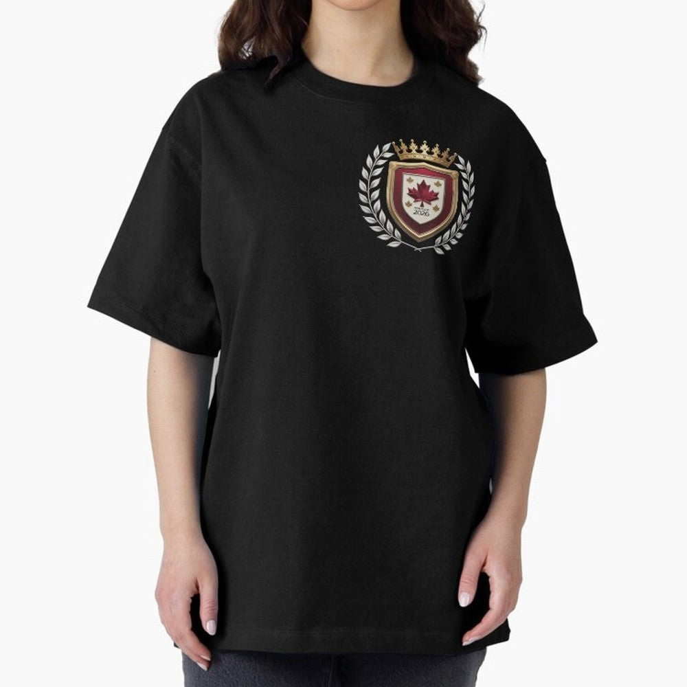 Canada World Cup 2026 Oversized T-Shirt Make Memories around Global Football Passion for FIFA World Cup 2026 Group Stage, Celebrating Messi, CR7 and Mbappe, Spain and Netherlands, Football Passion, Legendary Performances, Festival Vibes and