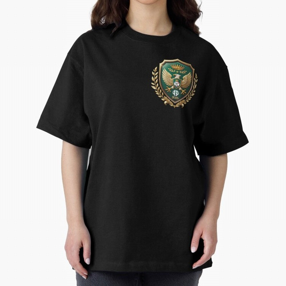 Mexico World Cup 2026 Oversized T-Shirt Honor the Football Icons of FIFA World Cup 2026 USA Canada Mexico Capturing Neymar, Argentina Energy, Retro Football Energy, Iconic Rivalries, Trophy Chase Drama and Stadium Atmosphere; Perfect for Fans,