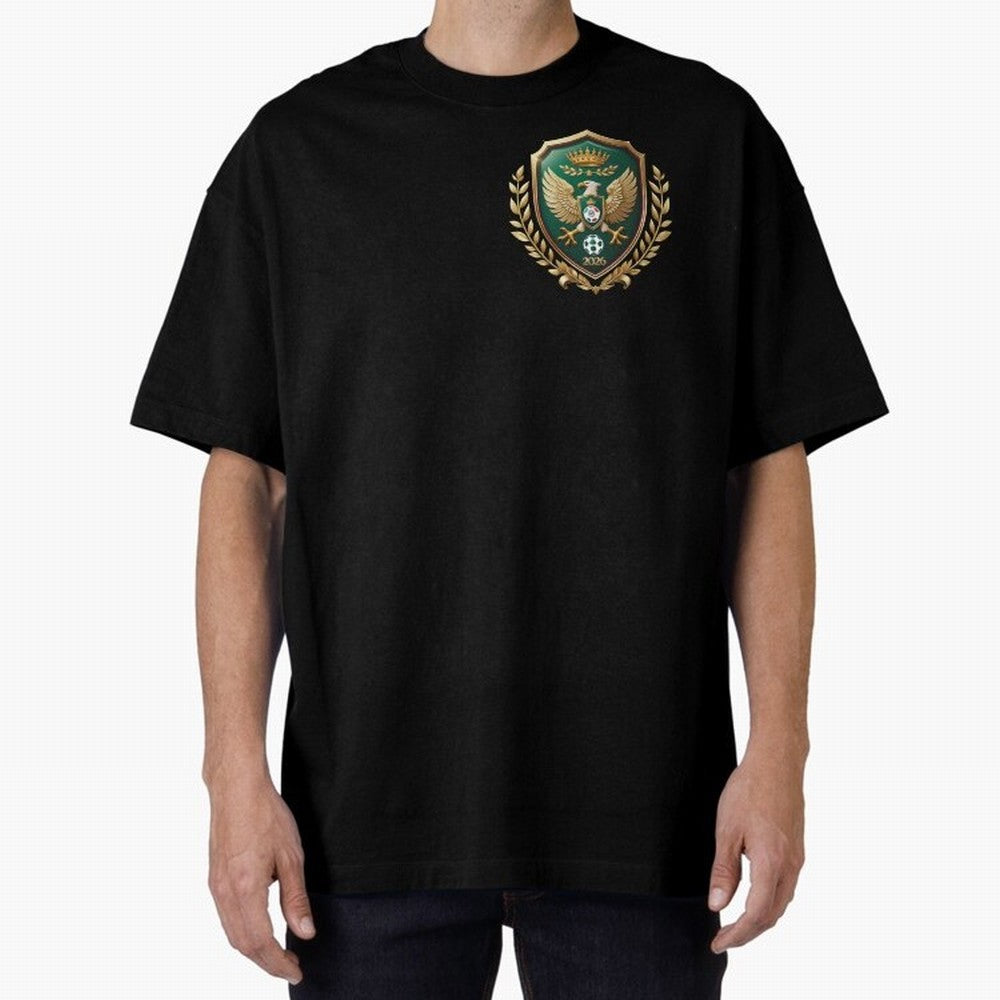 Mexico World Cup 2026 Oversized T-Shirt Honor the Football Icons of FIFA World Cup 2026 USA Canada Mexico Capturing Neymar, Argentina Energy, Retro Football Energy, Iconic Rivalries, Trophy Chase Drama and Stadium Atmosphere; Perfect for Fans,