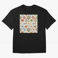2026 World Cup Unity: Aztec & Maple Soccer Pattern Oversized T-Shirt Show Your Tournament Heart for the FIFA World Cup 2026 Journey through Mbappe Highlights, Spain Pride, Worldwide Fan Energy, Dramatic Goals, Stadium Lights and Championship
