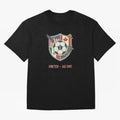 North America United Soccer 2026 Vintage Crest Oversized T-Shirt Show Your Love for FIFA World Cup 2026 USA Canada Mexico Spirit, Highlighting France and Portugal, Mbappe, Championship Spirit, Famous Goals, Roaring Crowds and International Football