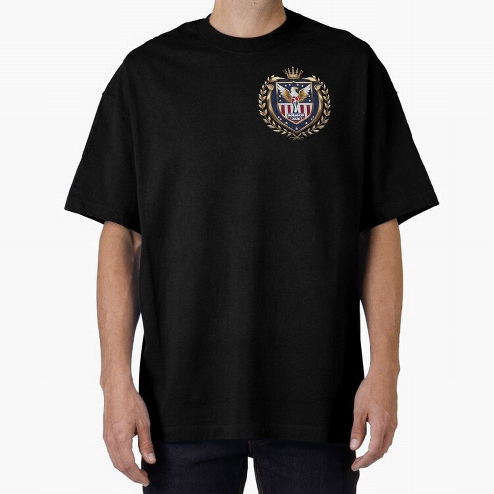 USA World Cup 2026 Oversized T-Shirt Create FIFA World Cup 2026 for Fans of Neymar and Germany, Bringing Vintage Soccer Flavor, Modern Football Stars, National Flags and Final Night Emotion; Ideal for Football Dads, Football Moms, Friends,