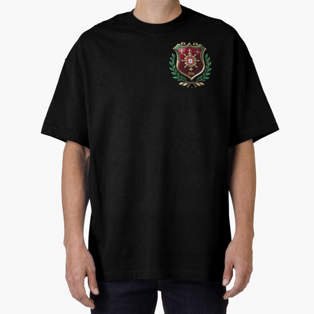 Portugal World Cup 2026 Oversized T-Shirt Make Memories around the FIFA World Cup 2026 Group Stage Journey through Messi, Neymar and Mbappe Highlights, England Pride, Stadium Chants, National Pride, Trophy Dreams and Unforgettable Football