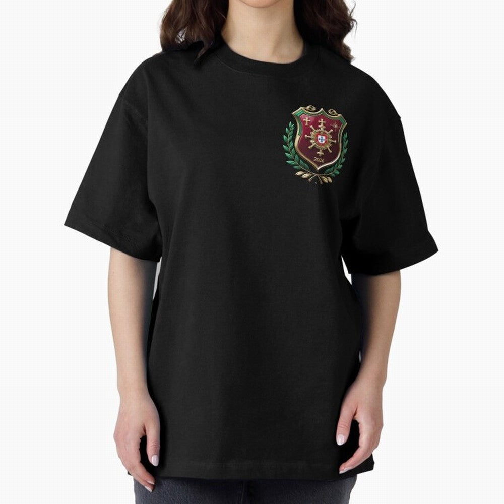 Portugal World Cup 2026 Oversized T-Shirt Make Memories around the FIFA World Cup 2026 Group Stage Journey through Messi, Neymar and Mbappe Highlights, England Pride, Stadium Chants, National Pride, Trophy Dreams and Unforgettable Football