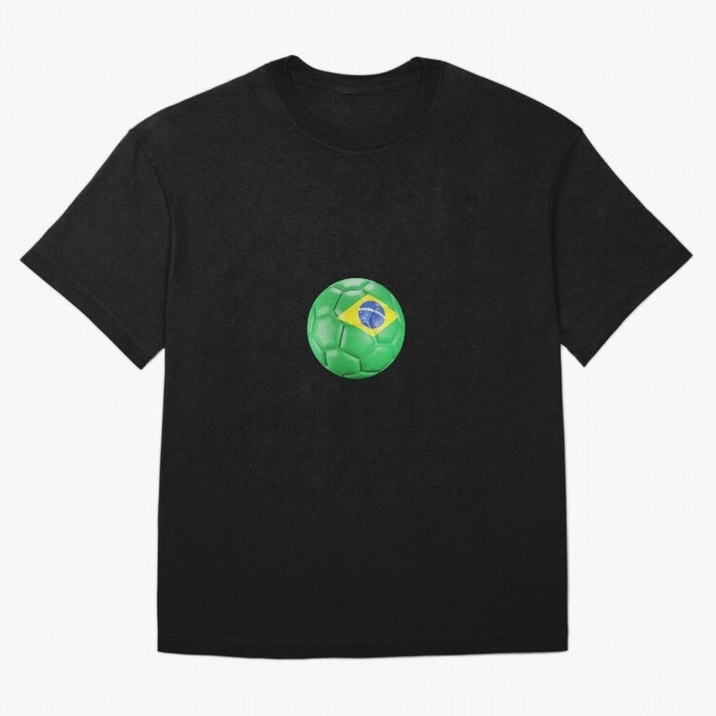 Brazil Oversized T-Shirt Show Love for Legendary Goals in FIFA World Cup 2026 Spirit, Filled with Germany, Neymar, Haaland and Cristiano Ronaldo, Goal Celebration Energy, Supporter Heritage, Football Icons and Worldwide Tournament Joy; Made for