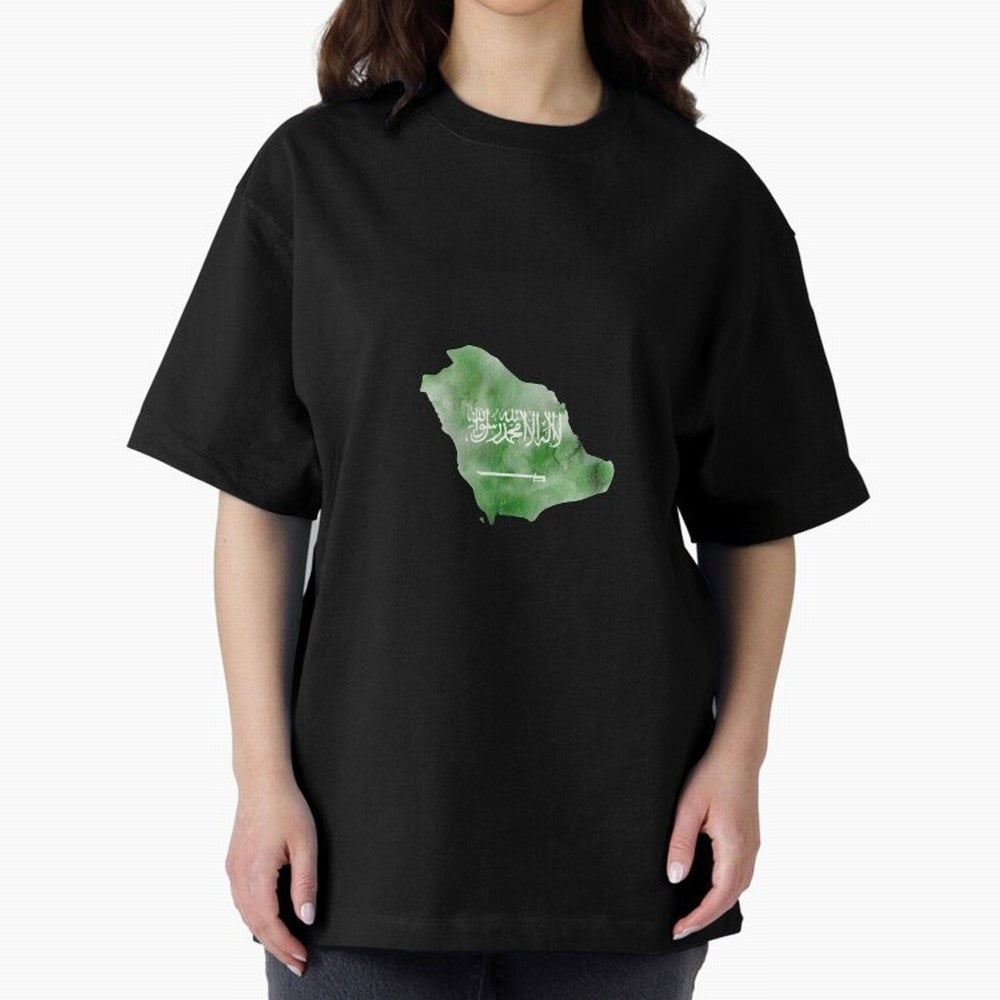 Saudi Arabia Oversized T-Shirt Join the Countdown to FIFA World Cup 2026 USA Canada Mexico with Cristiano Ronaldo, Haaland and CR7, Brazil Energy, Game Day Rituals, Football Legends, Country Pride and the Road to the Final; Ideal for Fans Who