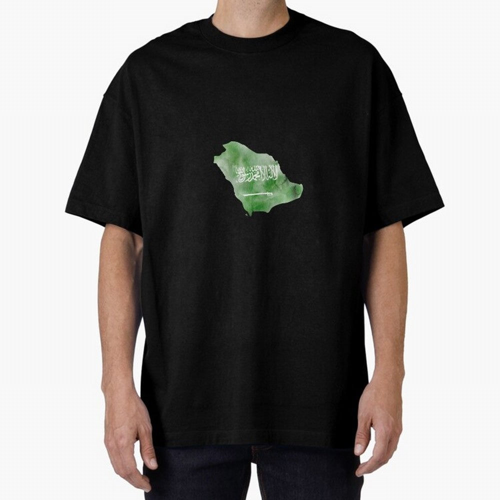 Saudi Arabia Oversized T-Shirt Join the Countdown to FIFA World Cup 2026 USA Canada Mexico with Cristiano Ronaldo, Haaland and CR7, Brazil Energy, Game Day Rituals, Football Legends, Country Pride and the Road to the Final; Ideal for Fans Who