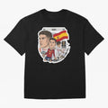 Gavi Spain National Team Football Cartoon Illustration Oversized T-Shirt Bring a Champion Mindset to the FIFA World Cup 2026 Journey through Neymar, Haaland and Cristiano Ronaldo Highlights, England and Germany Pride, Football Passion, Legendary