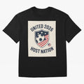 United 2026 USA World Cup Host Nation Soccer Crest T-Shirt Oversized T-Shirt Show Passion for the Stars of FIFA World Cup 2026 Featuring CR7, Portugal, Spain and Germany Energy, Stadium Memories, Football Loyalty, International Chants and