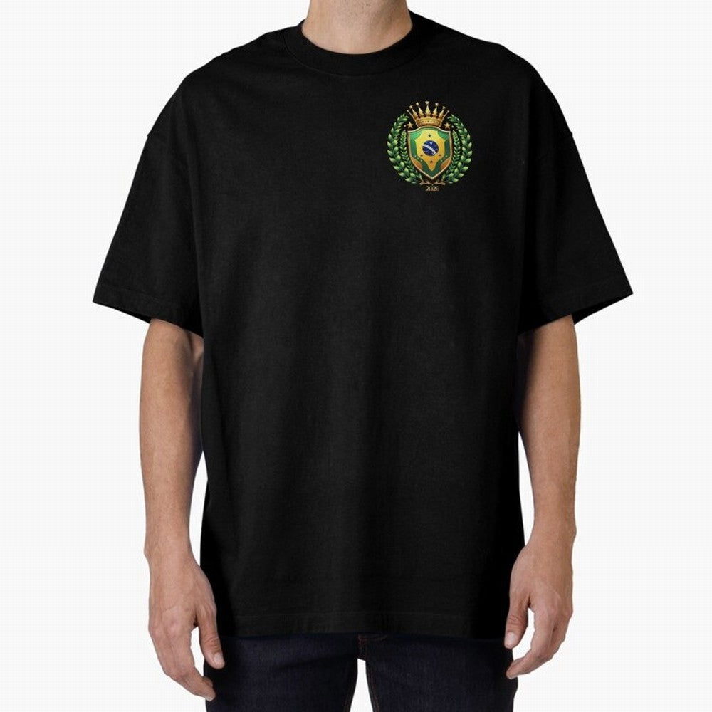 Brazil World Cup 2026 Oversized T-Shirt Bring a Vintage Feel to the FIFA World Cup 2026 Group Stage Journey through Neymar, Haaland and Cristiano Ronaldo Highlights, England, France and Netherlands Pride, Fan Favorite Moments, National Team