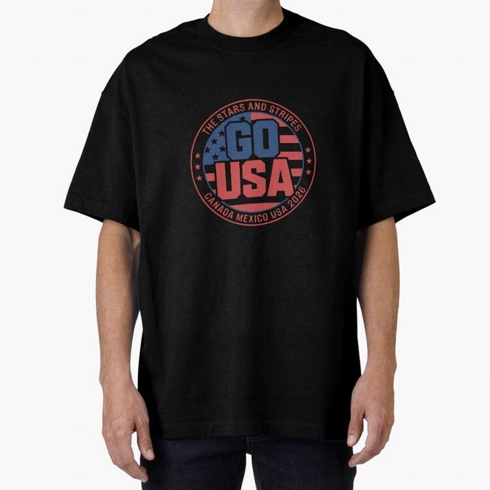 2026 USA Soccer Mexico Canada Oversized T-Shirt Join Supporters Worldwide for FIFA World Cup 2026 Celebrating Messi, Netherlands Energy, Football History, Final Match Energy, Crowd Noise and Once in a Lifetime Moments; Perfect for Fans, Collectors,