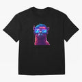 Cyberpunk Llama with Neon Soccer Vibes Oversized T-Shirt Celebrate FIFA World Cup 2026 USA Canada Mexico Spirit, Capturing England, Messi, CR7 and Mbappe, Stadium Chants, National Pride, Trophy Dreams and Unforgettable Football Memories; Ideal for