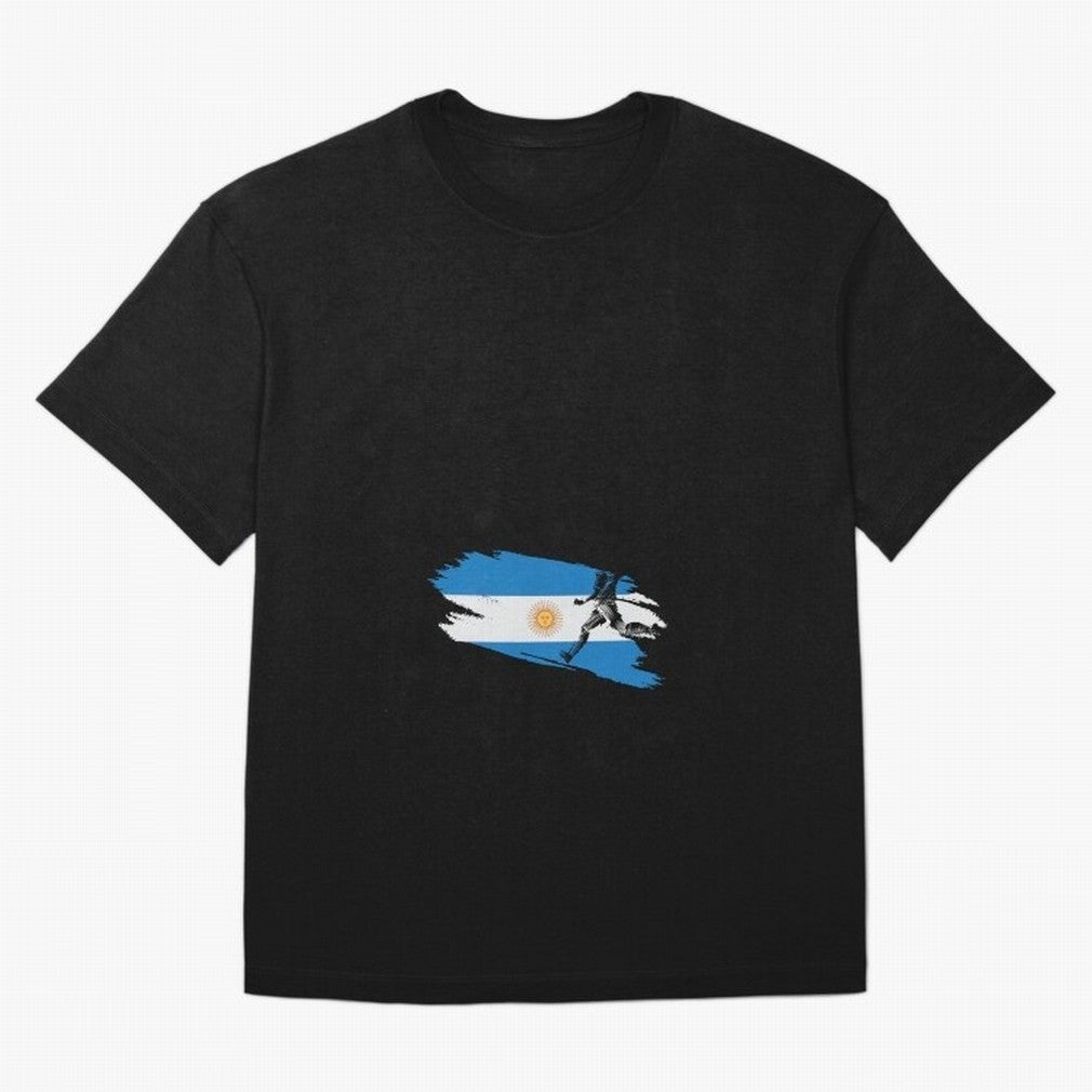 Argentina 2026 ¨C Muchachos ¨C Rumbo a la Cuarta en USA 2026 Oversized T-Shirt Join Global Football Passion for FIFA World Cup 2026 Group Stage, Built around Mbappe, Argentina and Brazil, Retro Football Energy, Iconic Rivalries, Trophy Chase Drama