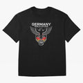 Germany National Football Team World Cup 2026 Eagle Logo Oversized T-Shirt Keep Football History Alive during FIFA World Cup 2026 USA Canada Mexico Filled with Cristiano Ronaldo, Argentina, France and Brazil Energy, Match Day Excitement, Supporter