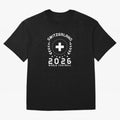 World Cup 2026 Switzerland Football Fan Swiss Supporter T-Shirt_85614346 Oversized T-Shirt Back the Journey through FIFA World Cup 2026 USA Canada Mexico Capturing Mbappe and Neymar, Portugal Energy, Tournament Hype, Historic Matchups, Family