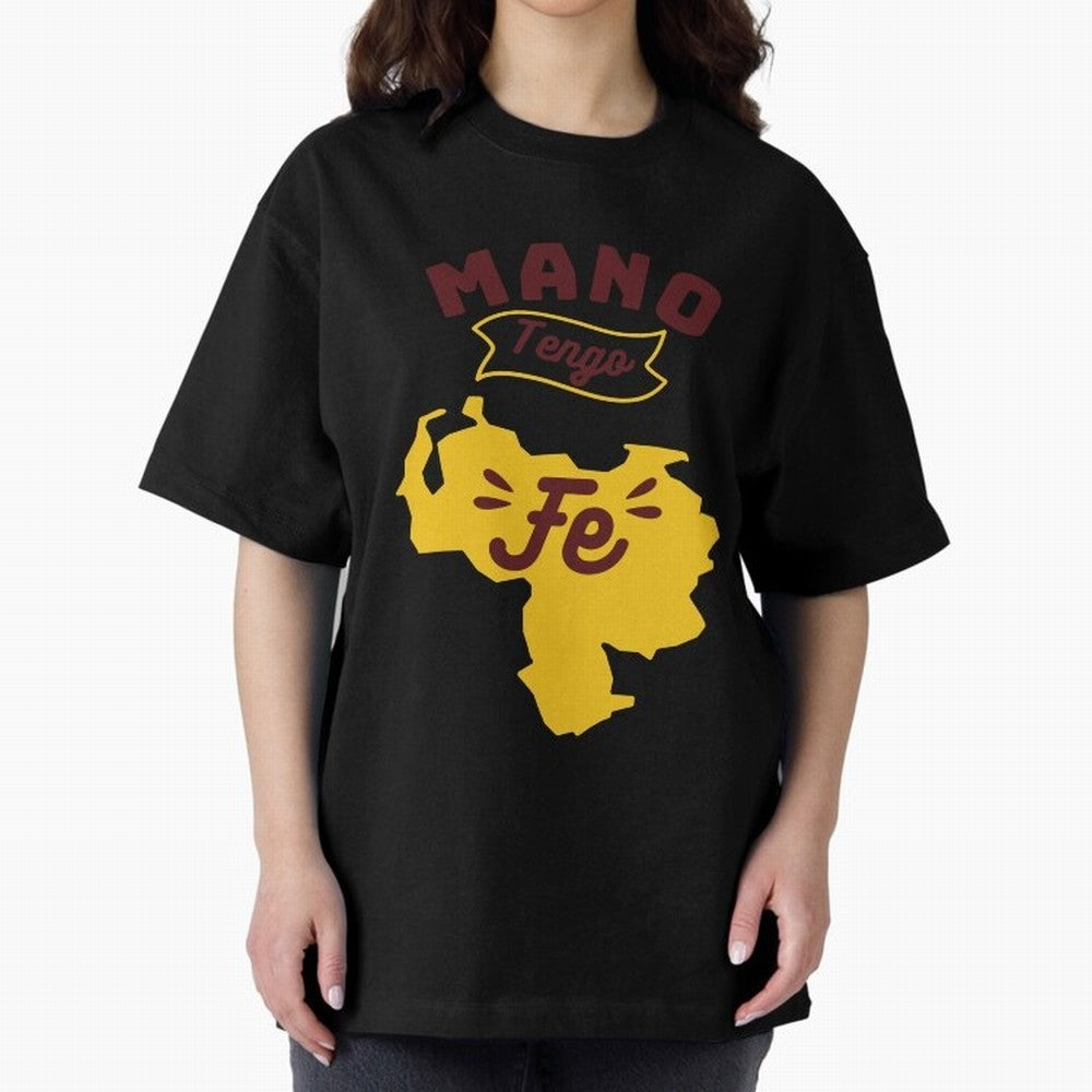 HAND I HAVE FAITH Oversized T-Shirt Celebrate Football Dreams Across Match Day Hype around FIFA World Cup 2026, Haaland, Argentina and Brazil, Stadium Chants, National Pride, Trophy Dreams and Unforgettable Football Memories; Ideal for Fans Who