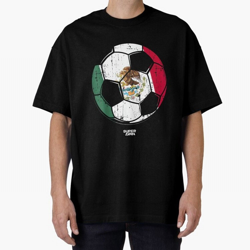 2026 Mexico Soccer Fan World Cup Oversized T-Shirt Relive Legendary Nights from FIFA World Cup 2026 Group Stage Made for Messi, Neymar and Mbappe, Argentina and Brazil Energy, Worldwide Fan Energy, Dramatic Goals, Stadium Lights and Championship