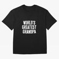 Mens World's Greatest Grandpa Shirt Papa Men Fathers Day Oversized T-Shirt Bring World Football Passion into FIFA World Cup 2026 Group Stage for Fans of Messi, CR7 and Mbappe and Argentina, Bringing Soccer Culture, Superstar Moments, National Team