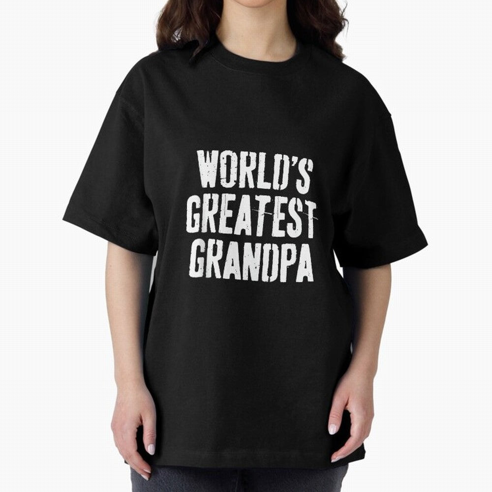 Mens World's Greatest Grandpa Shirt Papa Men Fathers Day Oversized T-Shirt Bring World Football Passion into FIFA World Cup 2026 Group Stage for Fans of Messi, CR7 and Mbappe and Argentina, Bringing Soccer Culture, Superstar Moments, National Team