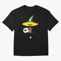 Mexico 86 Oversized T-Shirt Show Championship Spirit for Match Day Hype around FIFA World Cup 2026 USA Canada Mexico, CR7 and Messi, England and Germany, Football Passion, Legendary Performances, Festival Vibes and Supporter Community; Ideal for