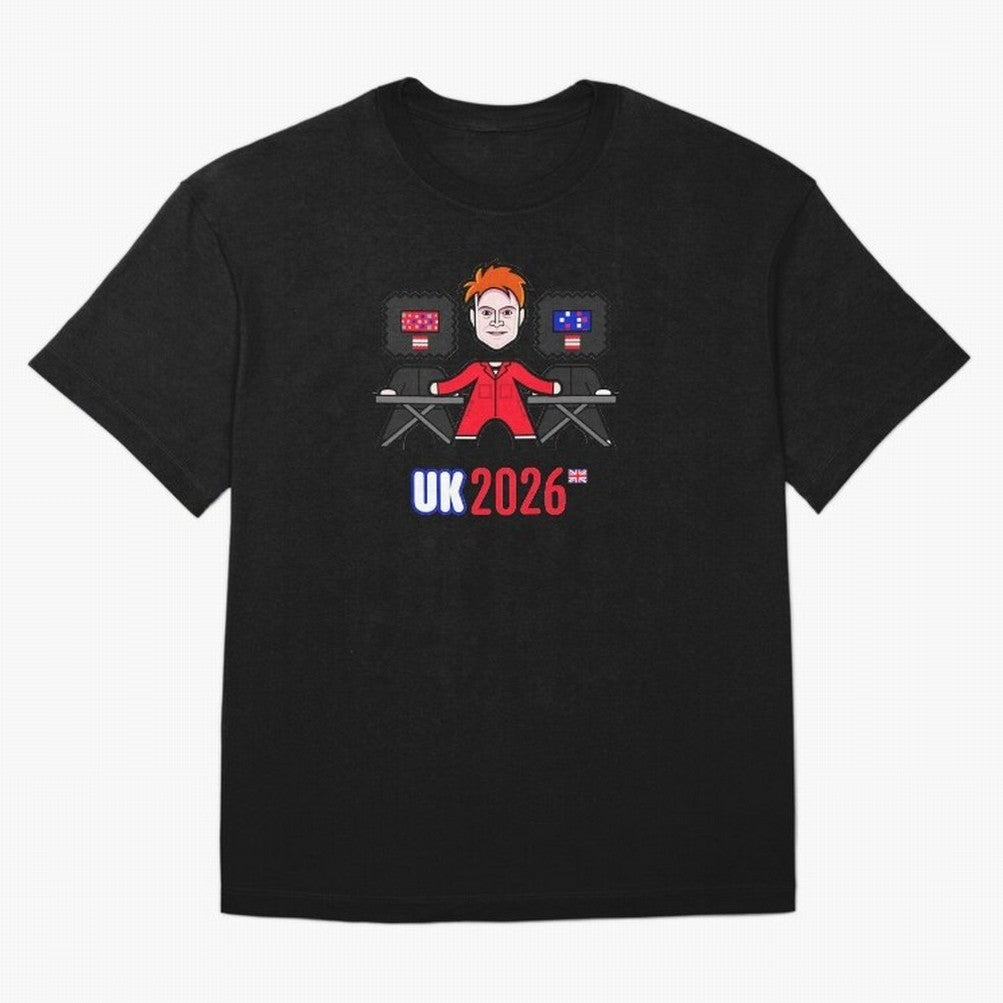 United Kingdom 2026 Oversized T-Shirt Capture FIFA World Cup 2026 for Fans of Neymar and Argentina and Brazil, Bringing Worldwide Fan Energy, Dramatic Goals, Stadium Lights and Championship Celebrations; Perfect for Supporters Who Want Bold