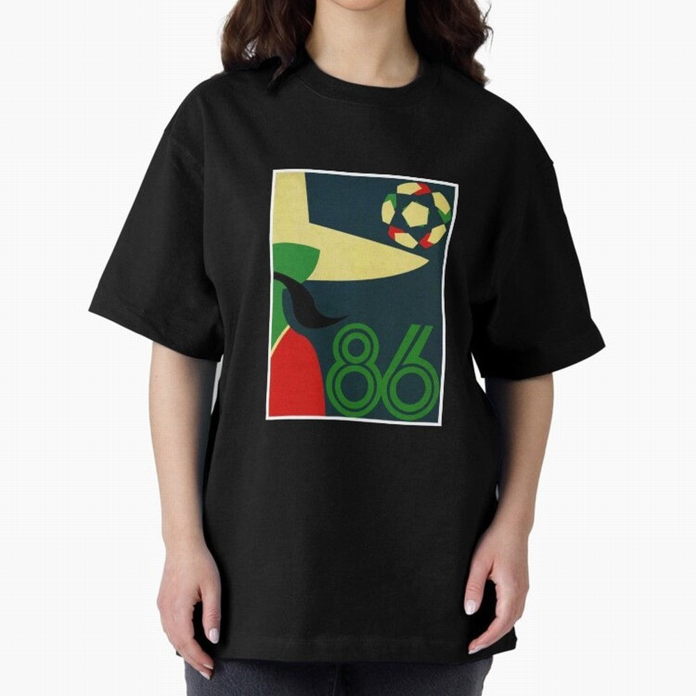 World Cup in Mexico 1986 Oversized T-Shirt Represent the Passion of Match Day Hype around FIFA World Cup 2026 Group Stage, CR7 and Messi, Argentina, Game Day Rituals, Football Legends, Country Pride and the Road to the Final; Created for Match Day