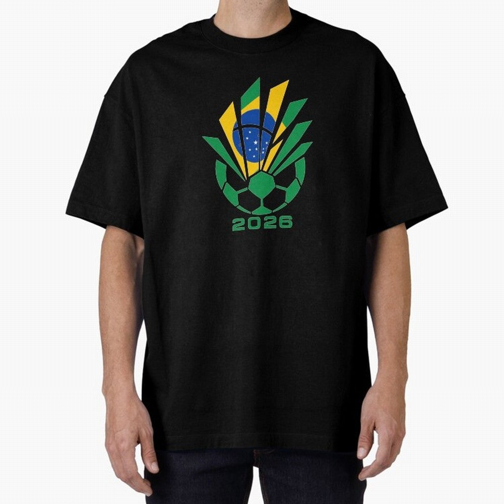 Mexican Soccer 2026 Flag Burst Emblem Oversized T-Shirt Share Global Football Passion for FIFA World Cup 2026, Highlighting Cristiano Ronaldo, Netherlands, Football Festival Excitement, Trophy Ambitions, Country Rivalries and Star Player Buzz;