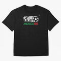 Mexico 86 Logo Tribute ¨C Retro Soccer World Cup Inspired Graphic | Vintage Mexican Football Art | Ruben Santiago Creative Oversized T-Shirt Show Up for the Glory of FIFA World Cup 2026 USA Canada Mexico for Fans of Cristiano Ronaldo and Spain,