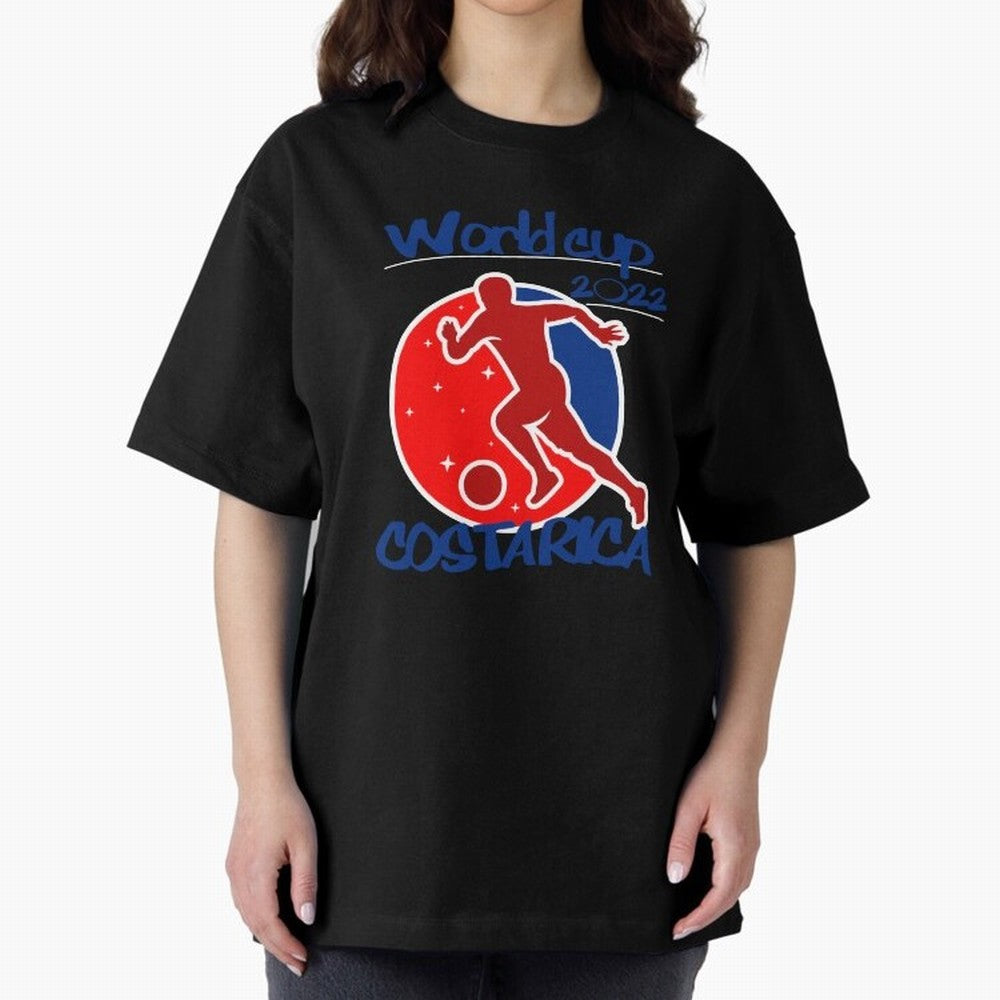 Costa Rica World Cup 2022 Oversized T-Shirt Celebrate National Team Dreams in the FIFA World Cup 2026 Journey through Messi and Cristiano Ronaldo Highlights, Netherlands Pride, Classic Soccer Heritage, Championship Pressure, Fan Loyalty and
