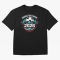 World Soccer Tournament Cup 2026 Kansas City Oversized T-Shirt Celebrate Football Heritage in the FIFA World Cup 2026 Group Stage Journey through Mbappe and Neymar Highlights, Spain Pride, Football Festival Excitement, Trophy Ambitions, Country