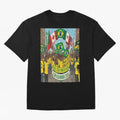 Brazil World Cup 2026 Oversized T-Shirt Celebrate the Road through FIFA World Cup 2026 Group Stage for Fans of CR7 and Messi and France and Portugal, Bringing Vintage Soccer Flavor, Modern Football Stars, National Flags and Final Night Emotion;