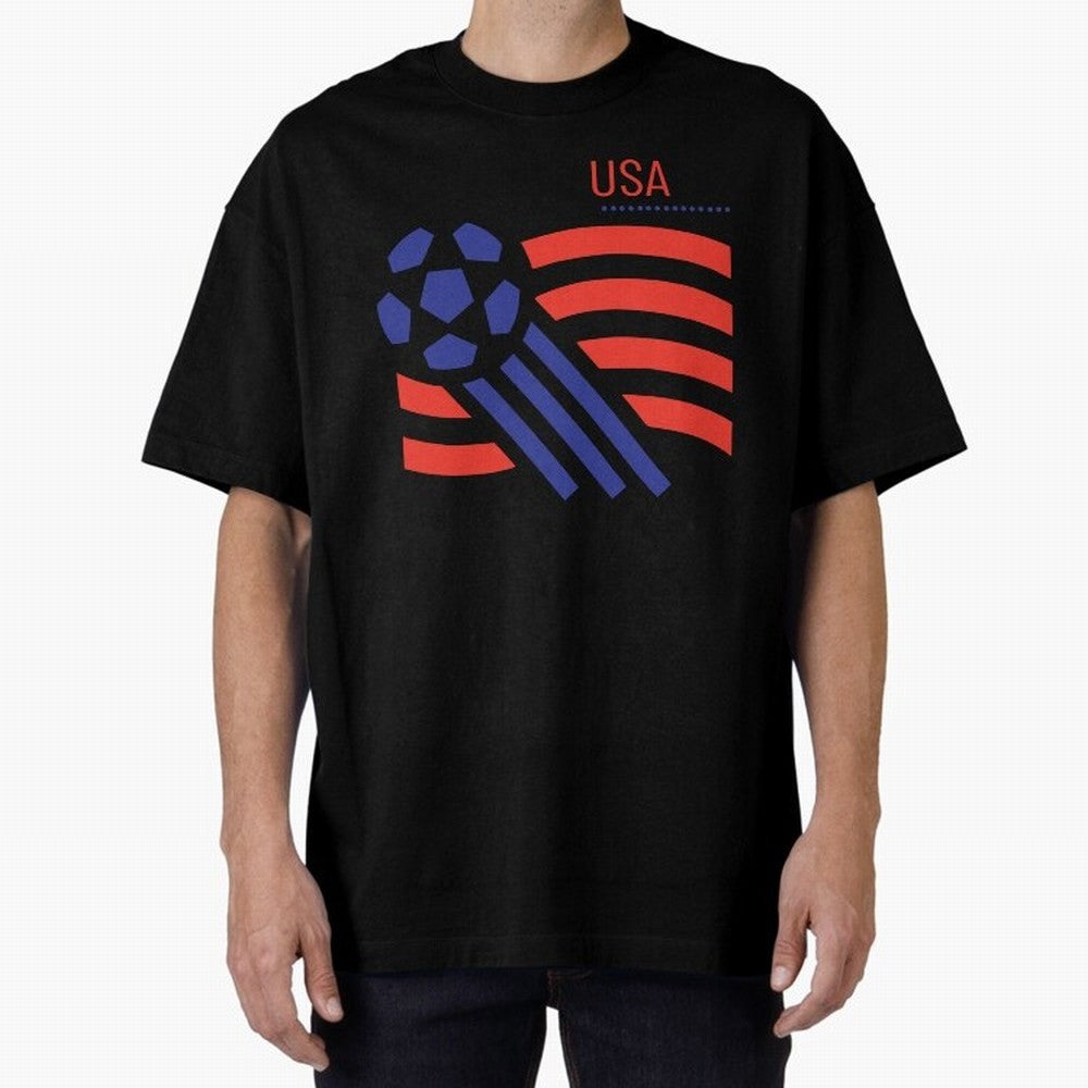 USA Soccer 2026 -Fan Design Oversized T-Shirt Make the Season About FIFA World Cup 2026 Built around CR7 and Messi, Brazil, Portugal and Argentina Energy, Retro Football Energy, Iconic Rivalries, Trophy Chase Drama and Stadium Atmosphere; Created