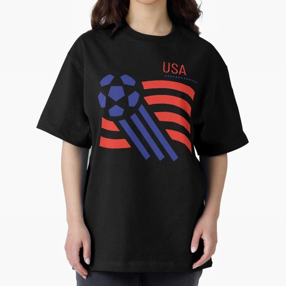 USA Soccer 2026 -Fan Design Oversized T-Shirt Make the Season About FIFA World Cup 2026 Built around CR7 and Messi, Brazil, Portugal and Argentina Energy, Retro Football Energy, Iconic Rivalries, Trophy Chase Drama and Stadium Atmosphere; Created