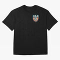 U.S.A Retro Style World Cup 2026 Oversized T-Shirt Support Iconic Players in Global Football Passion for FIFA World Cup 2026, Connected to Mbappe, Portugal, Football History, Final Match Energy, Crowd Noise and Once in a Lifetime Moments; Ideal for